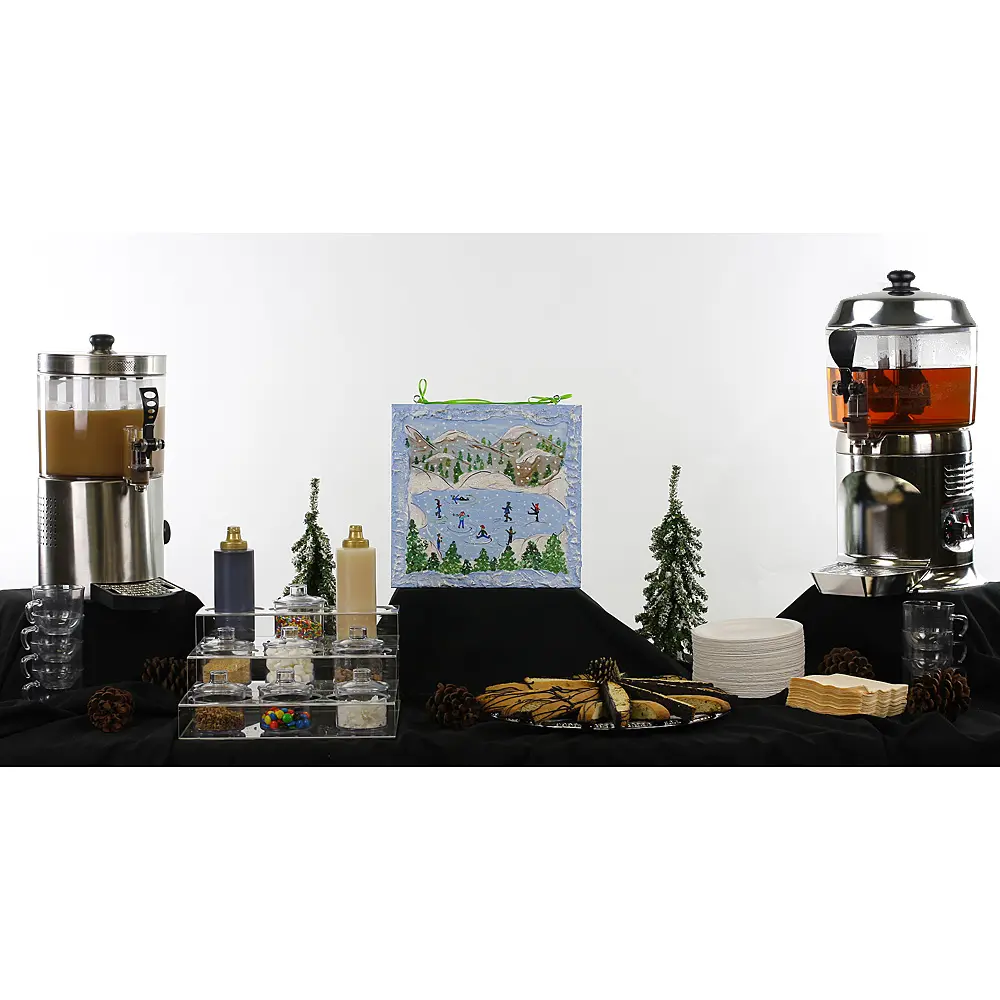 Commercial Chocolate Dispenser - Gold w/ stainless top 3 Commercial Chocolate Dispenser - Gold w/ stainless top - Image 3