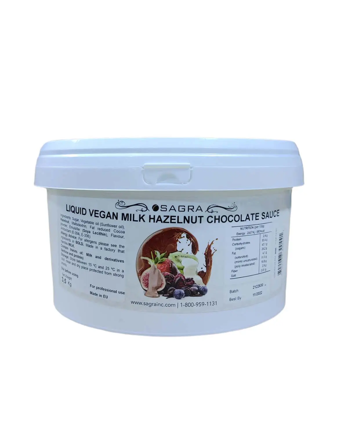Vegan-Friendly Hazelnut Chocolate Sauce 4 melted vegan chocolate