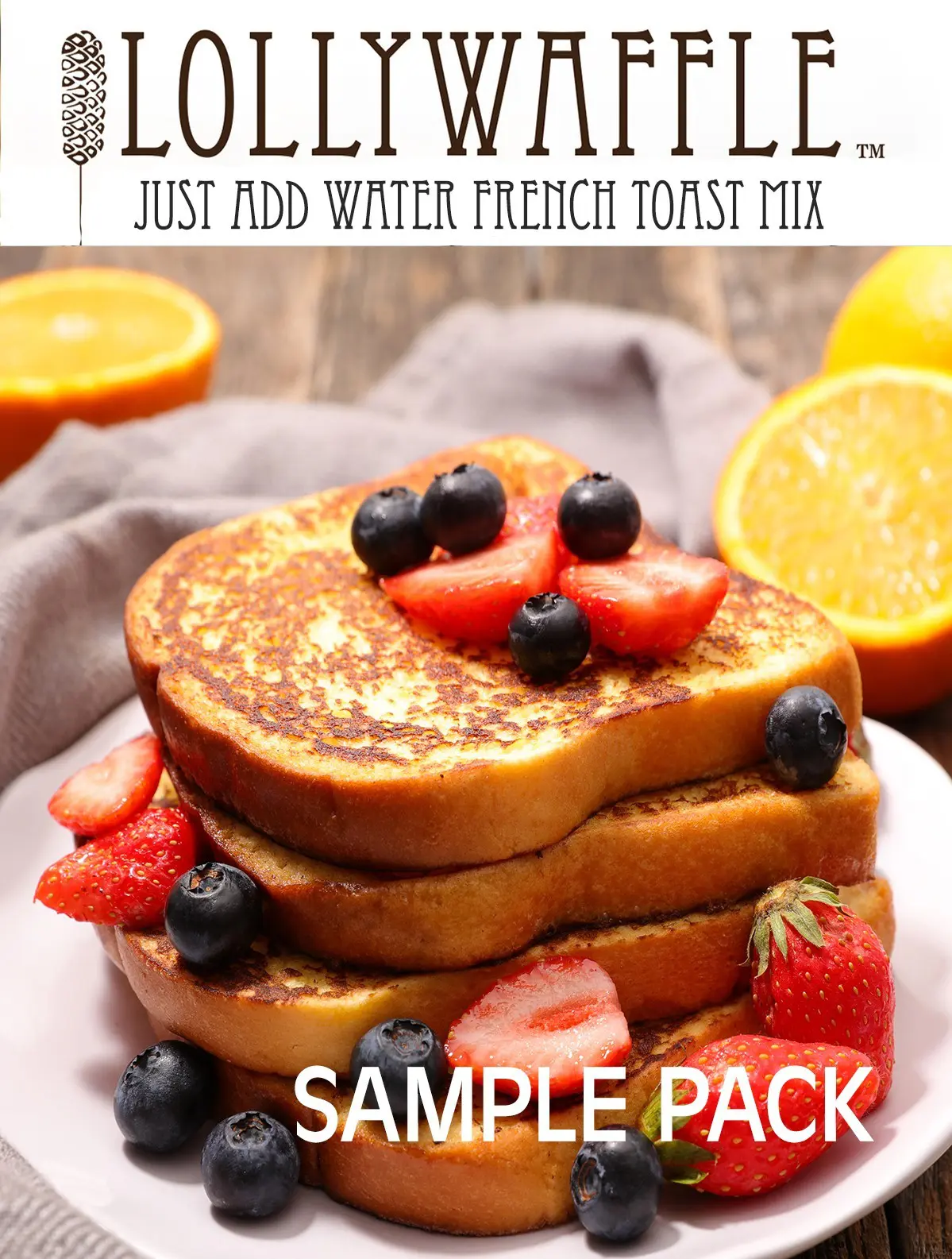 LollyWaffle French Toast Liquid Batter Mix - 1lb 1 French Toast Batter Pre Mix