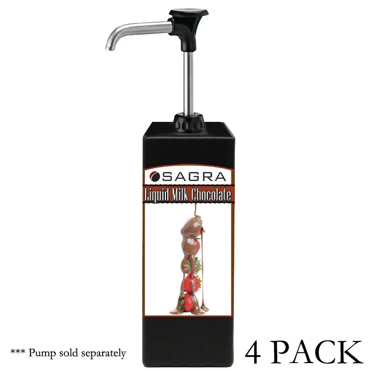 Liquid Chocolate Sauce for Waffles - Milk Chocolate - 24 Lbs.