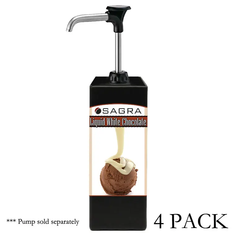 Liquid Chocolate Sauce for Waffles - White Chocolate - 24 Lbs.