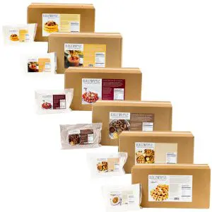 LollyWaffle 6 Waffle and Pancake Mix Variety Pack - 20 lbs.