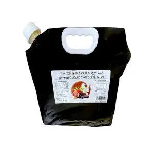 LollyWaffle 4 Sagra Pistachio Dessert Sauce 11 Lbs.